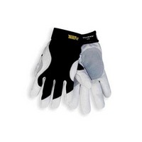 John Tillman & Co 1470XL Tillman X-Large Black And White TrueFit Premium Full Finger Top Grain Cowhide And Spandex Mechanics Glo